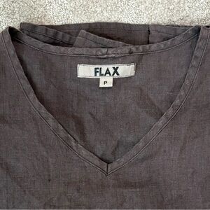 SOLD Flax Linen Midi Dress